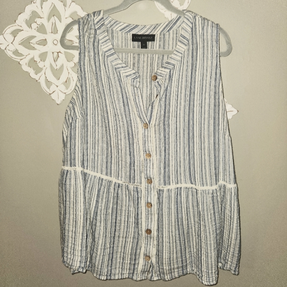 Lane Bryant Size 24 Tank Blouse